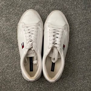White Tommy Hilfiger sneakers